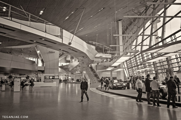 BMW Welt Museum in Munich, Germany